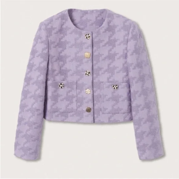 Mango Houndstooth Blazer - Picture 3 of 6